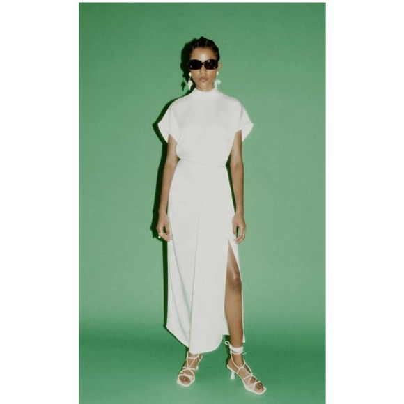 DRAPED SATIN SKIRT BNWT Size XL - Picture 8 of 8